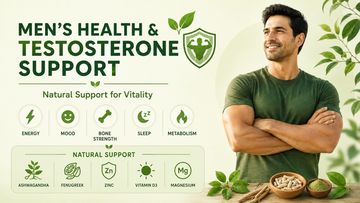 Men's Health & Testosterone Support: Natural Supplements for Vitality