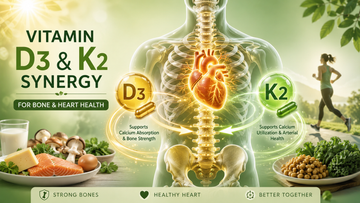 Vitamin D3 & K2 Synergy: Why You Need Both for Bone & Heart Health