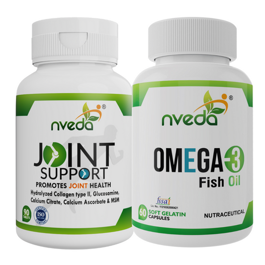Nveda Joint Support 90 & Omega 3 Fish Oil Combo