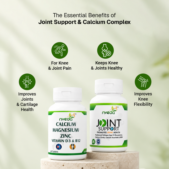 Nveda Joint Support and Calcium Complex combo