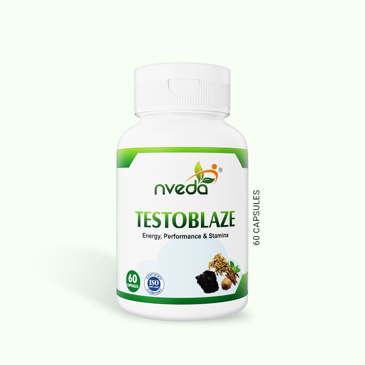 Nveda Testoblaze Supplement - 60 Capsules